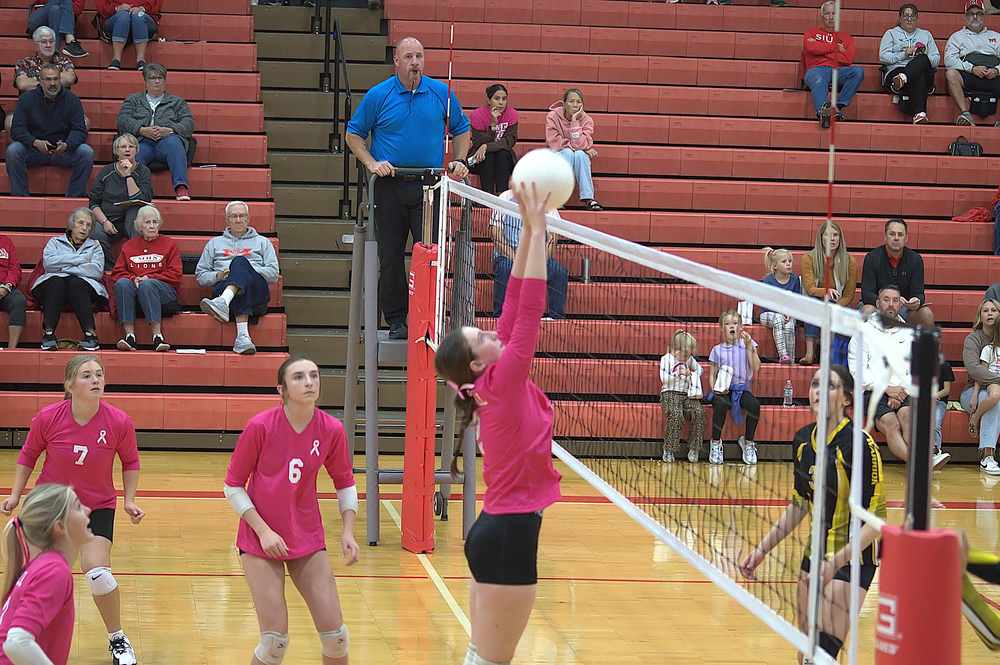 Addy Ross goes up for the block