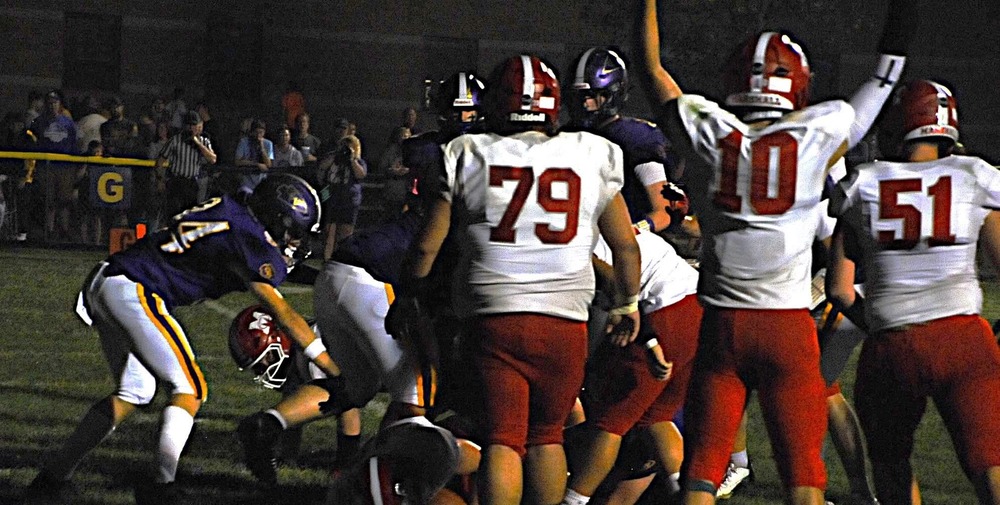Lions score an early touchdown against Casey-Westfield