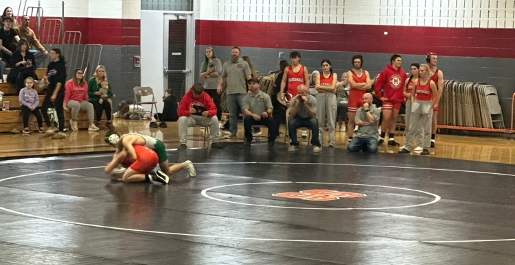 Wrestling in action at Terre Haute South