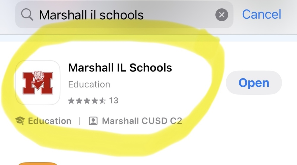 Marshall Schools App Icon