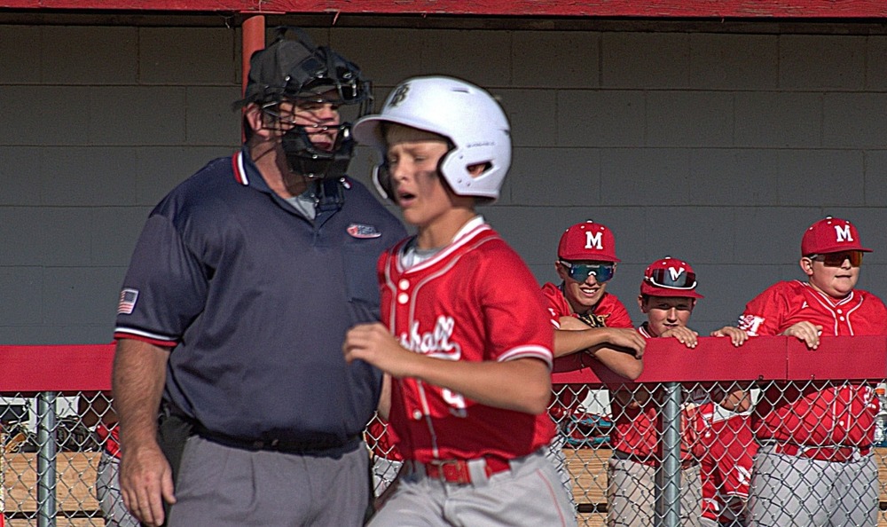 Brock Phillips touches home during early season action