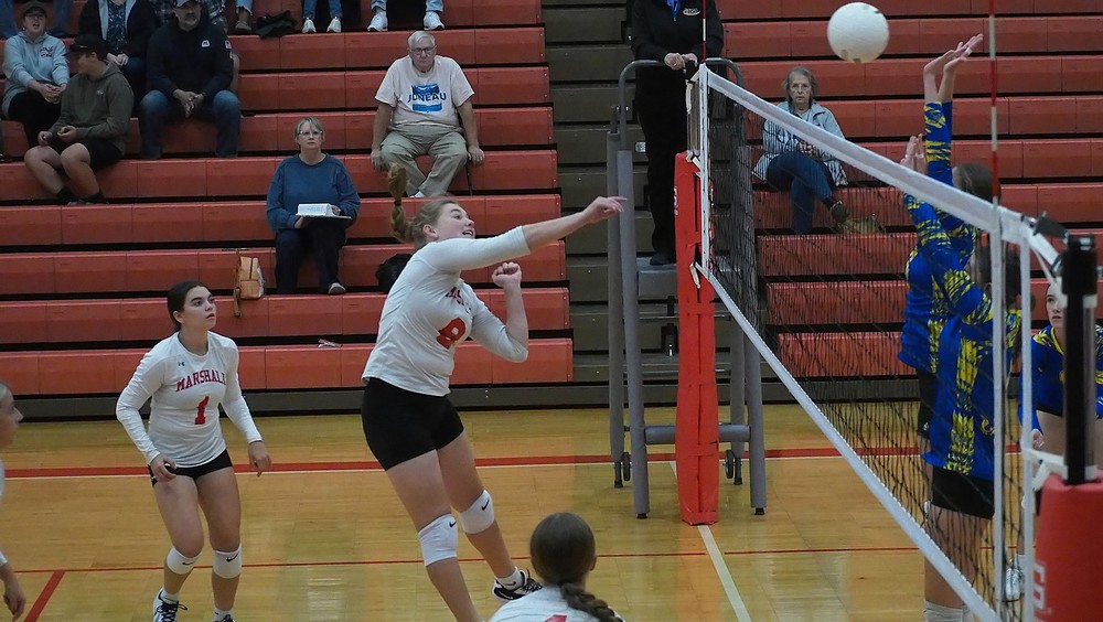 Ellie Delp takes a swing