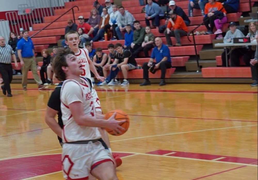 Liam Keim scored a career-high 9 points against Okaw Valley