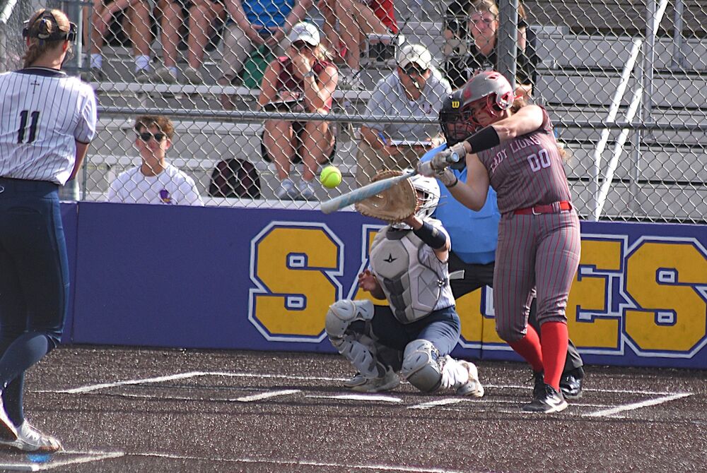 McKenzie Davis had two hits including a huge 2-run home run to tie the game against BCC