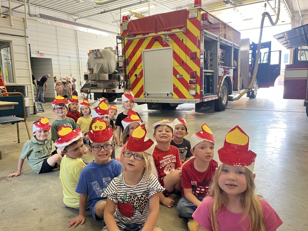 Learning about the fire truck.