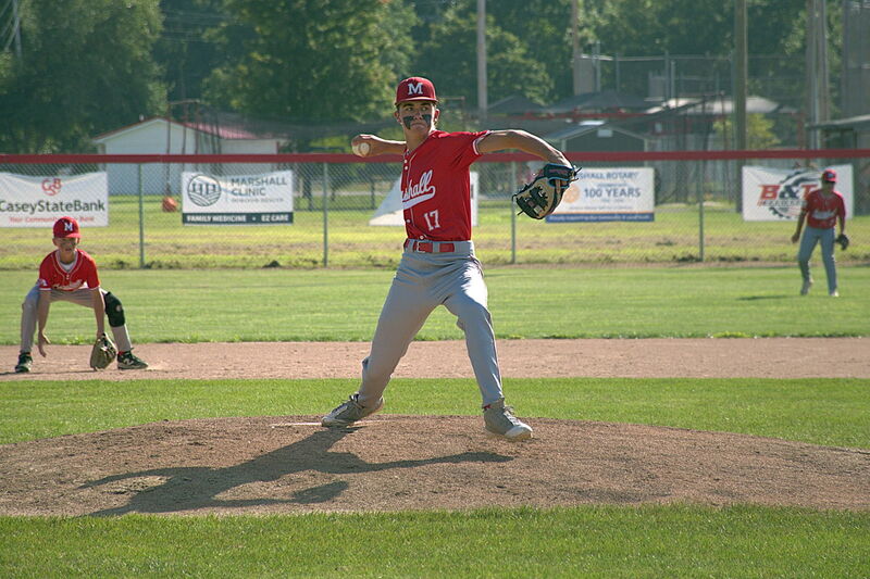 Colby Claypool throws a fastball
