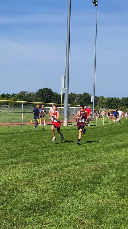 Henry Arthur races to the finish