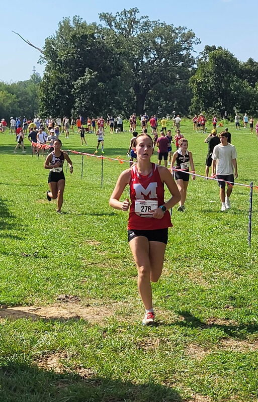 Addie Nave down the stretch