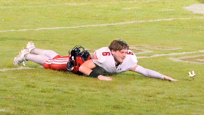 Bryce Parker goes into a Slip N Slide flashback after Marshall beat Robinson 20-7
