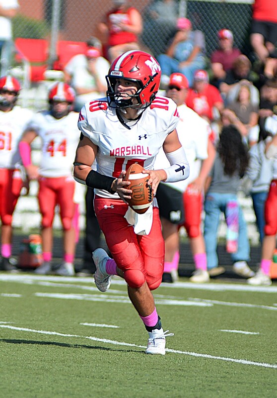 Marshall QB Luke Brodie led the Lions on 8 scoring drives against Lawrenceville