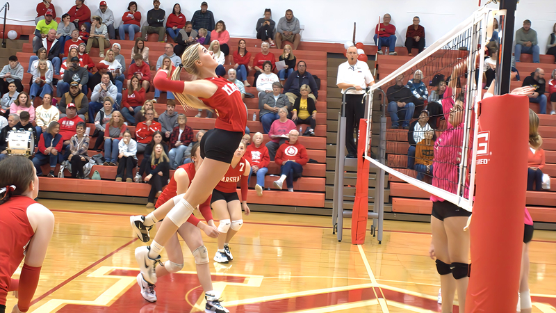 Harper Richardson flies high for the kill