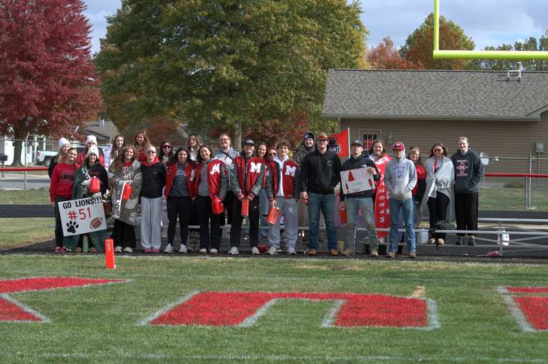 Lions' student section