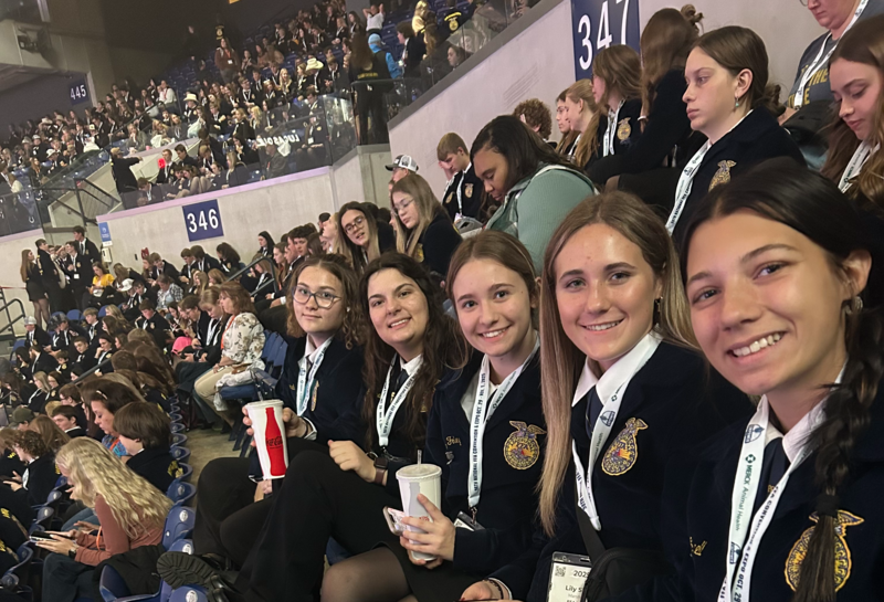 Marshall FFA Officers at National Convention