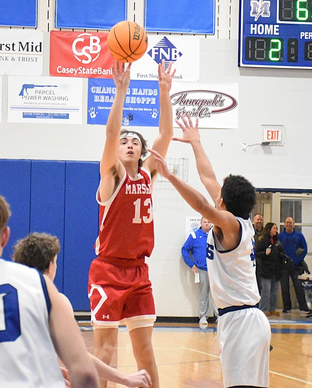 Payton McGuire led the Lions with 14 points against Martinsville