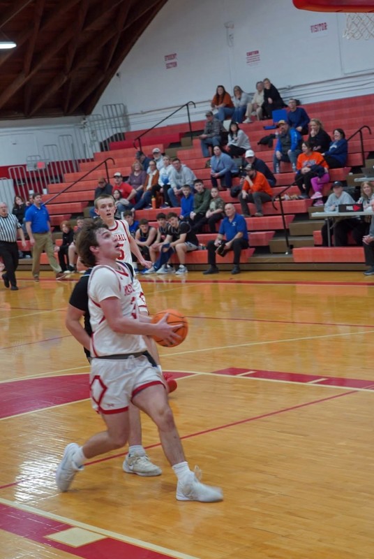 Liam Keim scored a career-high 9 points against Okaw Valley