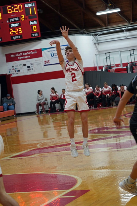 Tucker Osborn hit a big triple at the end of the third quarter to give the Lions a 5-point lead heading to the fourth