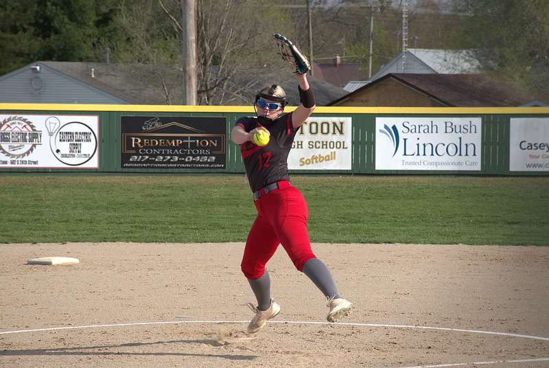 Marshall's Avery Cornwell pitched a complete game to get the 4-3 win over Mattoon
