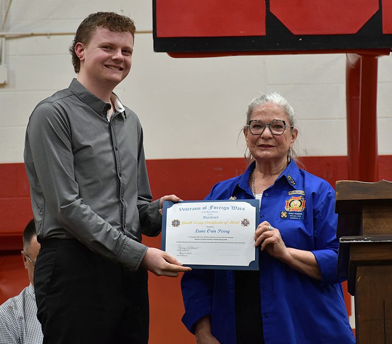 Marshall VFW Auxillary Scholarship - Lane Perry