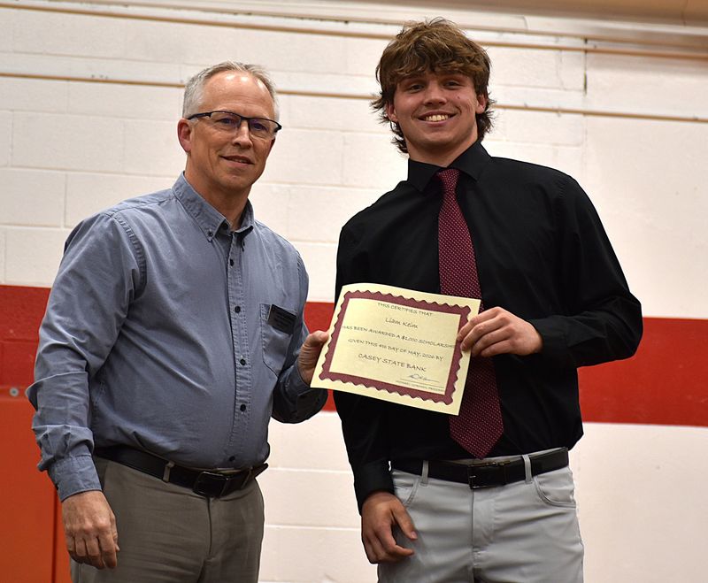 Casey State Bank Scholarship - Liam Keim