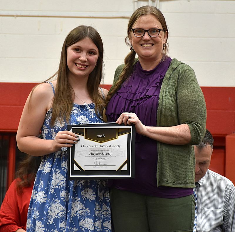 Clark County Historical Society Scholarship - Haylee Siverly