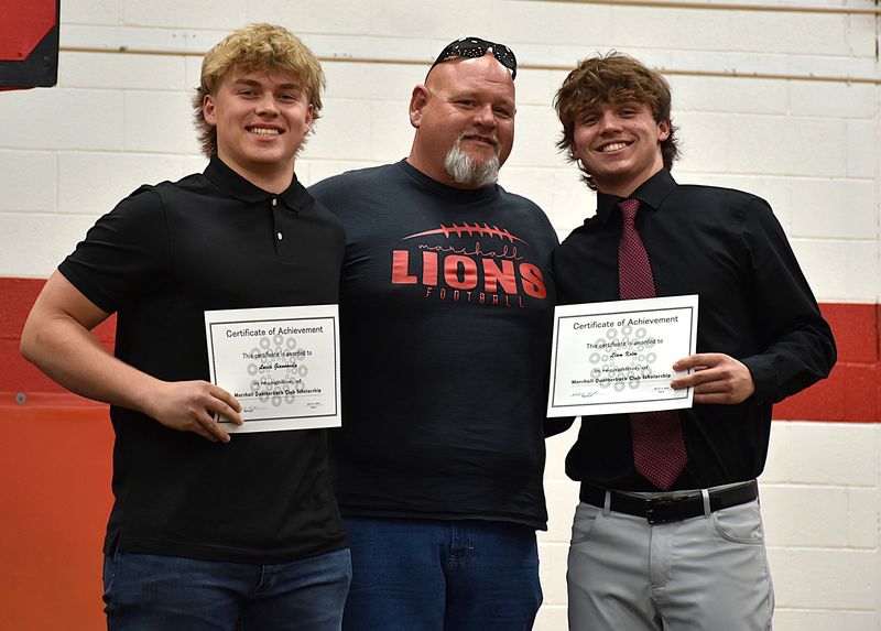 Marshall Quarterback Club Scholarship - Lucca Giannavola & Liam Keim