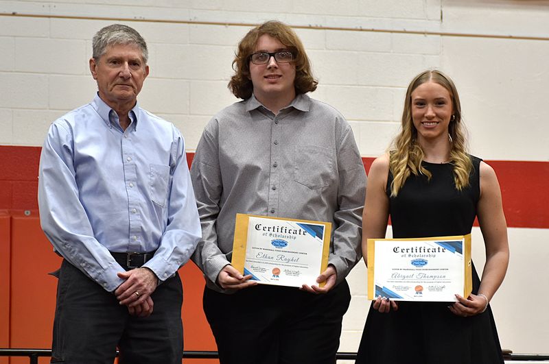 Marshall Ministeral Alliance Clothing Shop & Food Disbursement Center Scholarship - Ethan Rayhel & Abigail Thompso