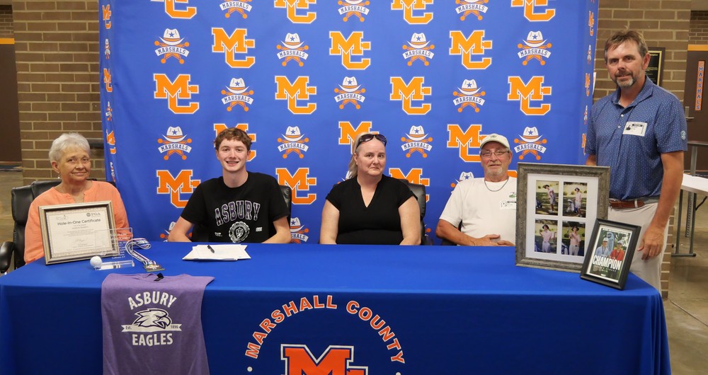 Andrew Kimbro signing to play golf at Asbury College