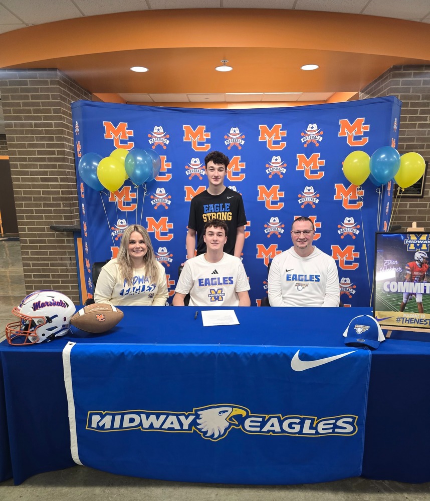 Ethan Webber signs with Midway Univ. football