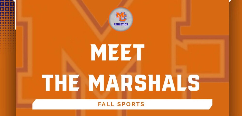Graphic reading Meet the Marhals