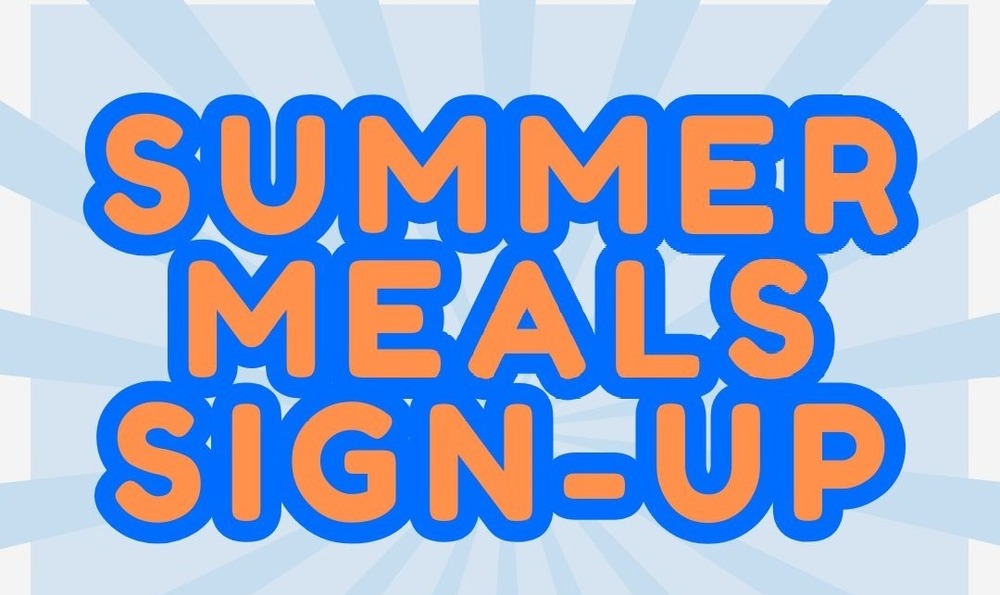 Summer Meal Sign up Graphic