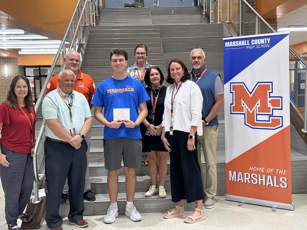 Maverick Simmons with MCHS Admin