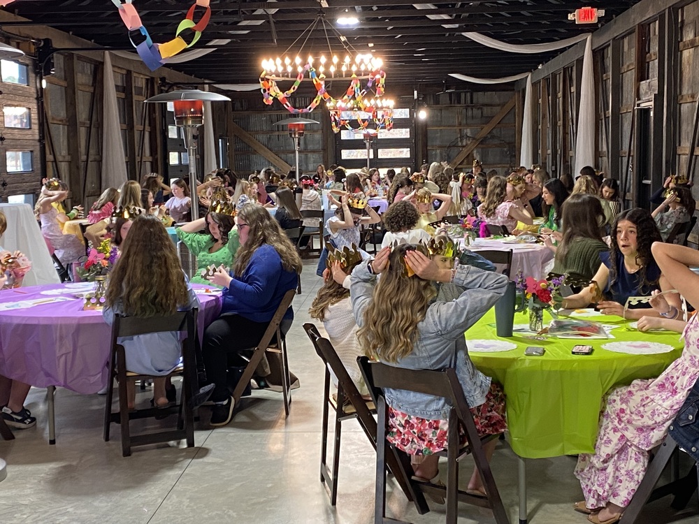 Wide shot of students at Female Leadership Forum