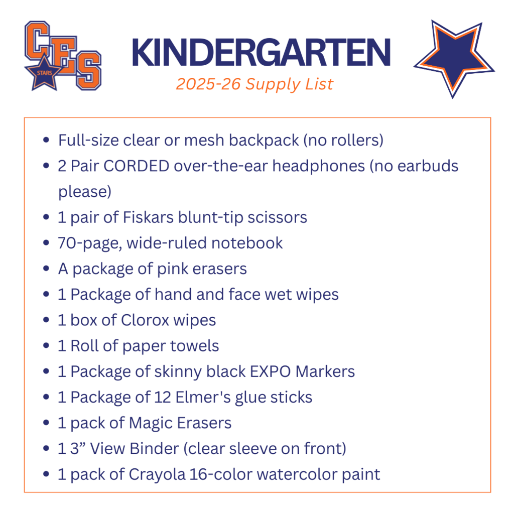 2025-26 Supply List 