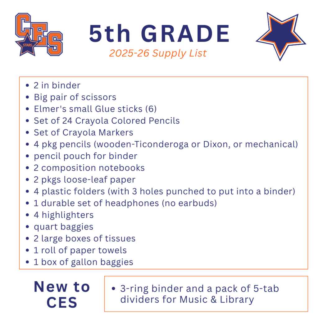 2025-26 Supply List 