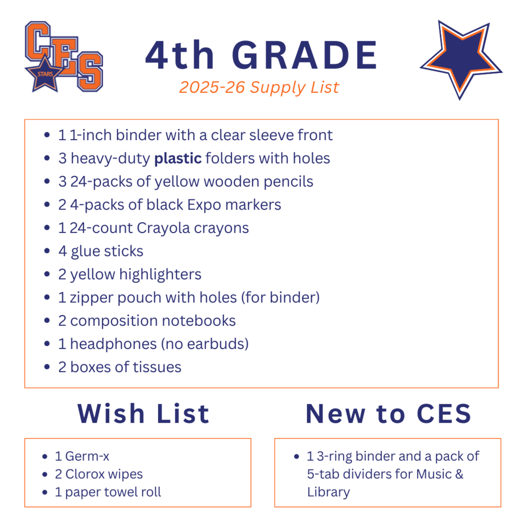 2025-26 Supply List 