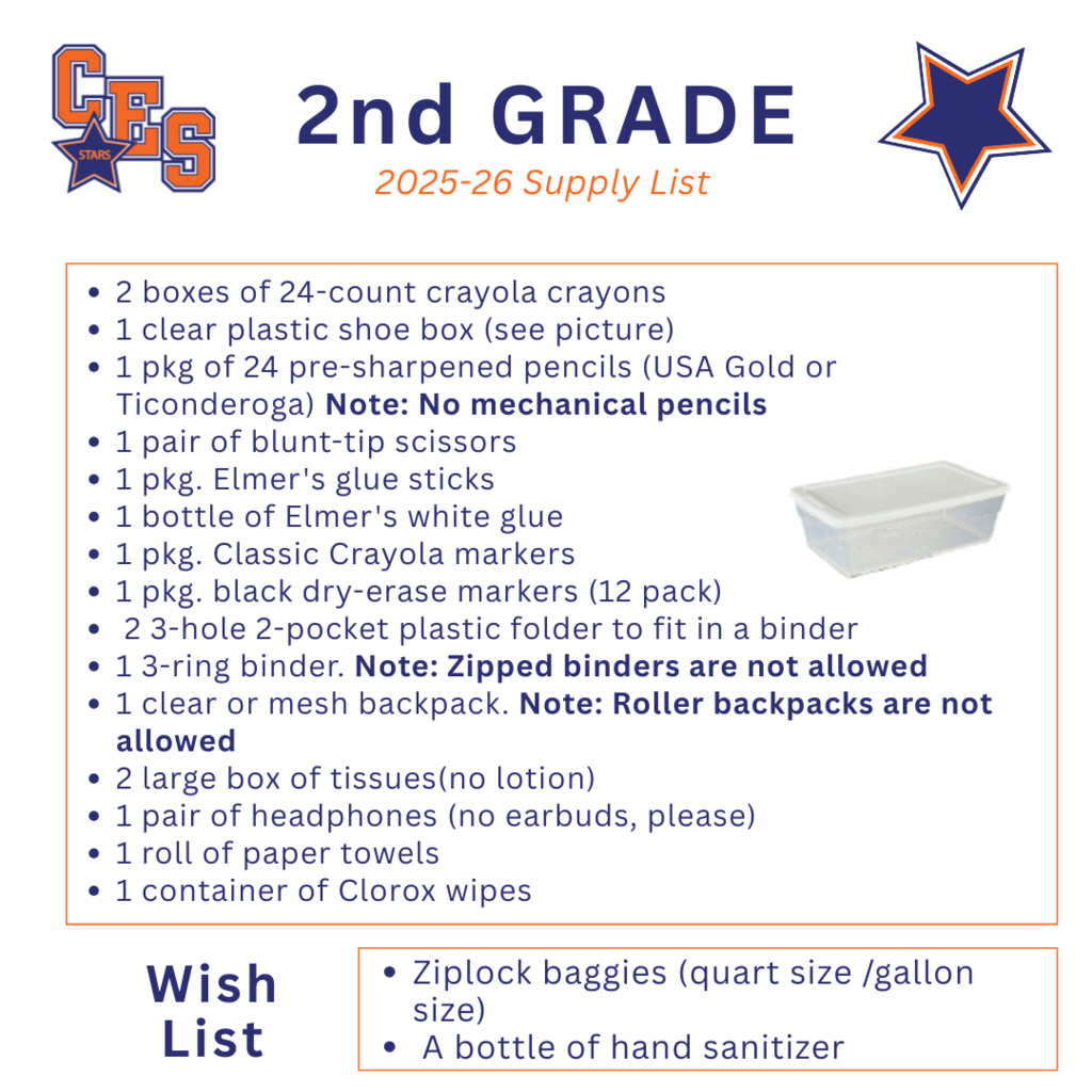 2025-26 Supply List 