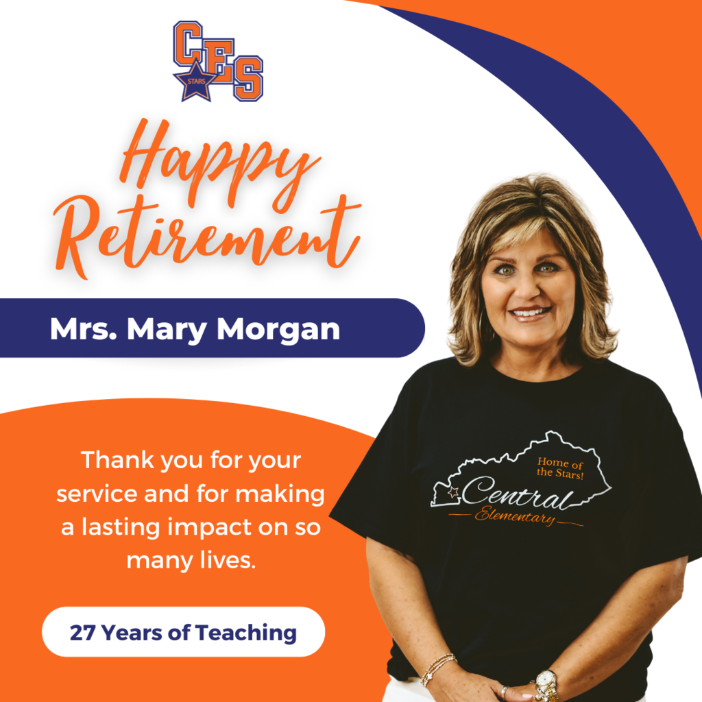 Happy Retirement Mrs. Mary Morgan 