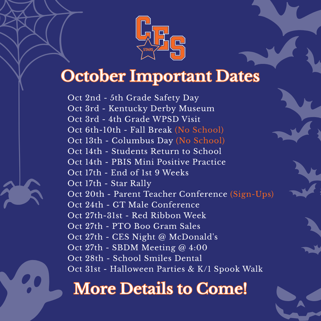 October Important Dates 
