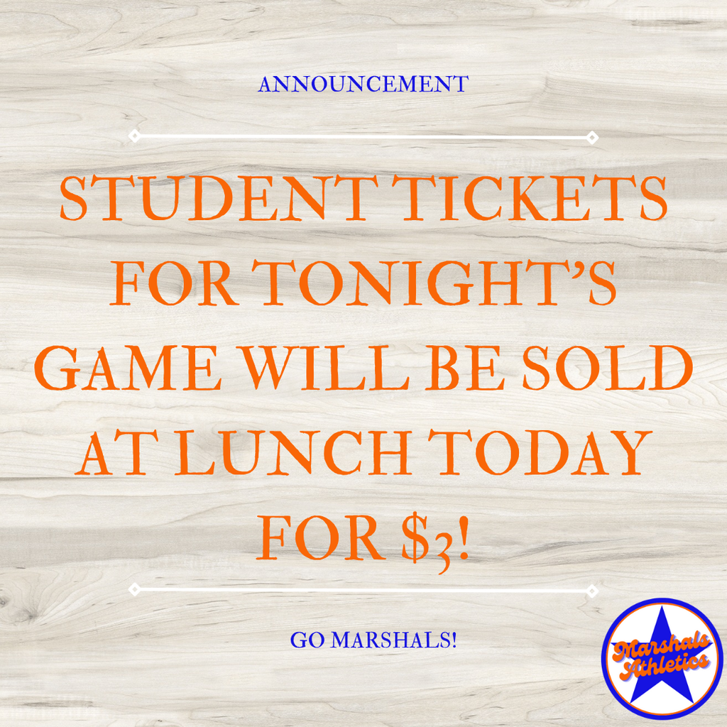 student ticket information