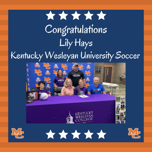 Lily Hays signing to play soccer at Ky Wesleyan