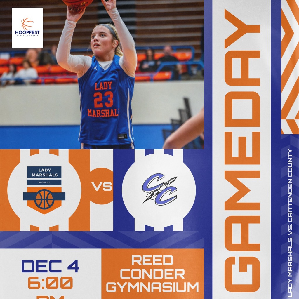Lady Marshals graphic for tonight's game