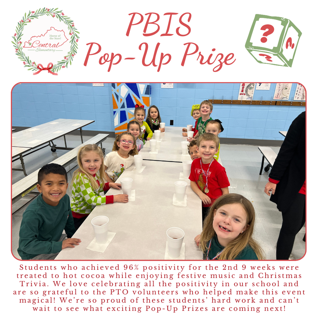 PBIS Pop-Up Prize