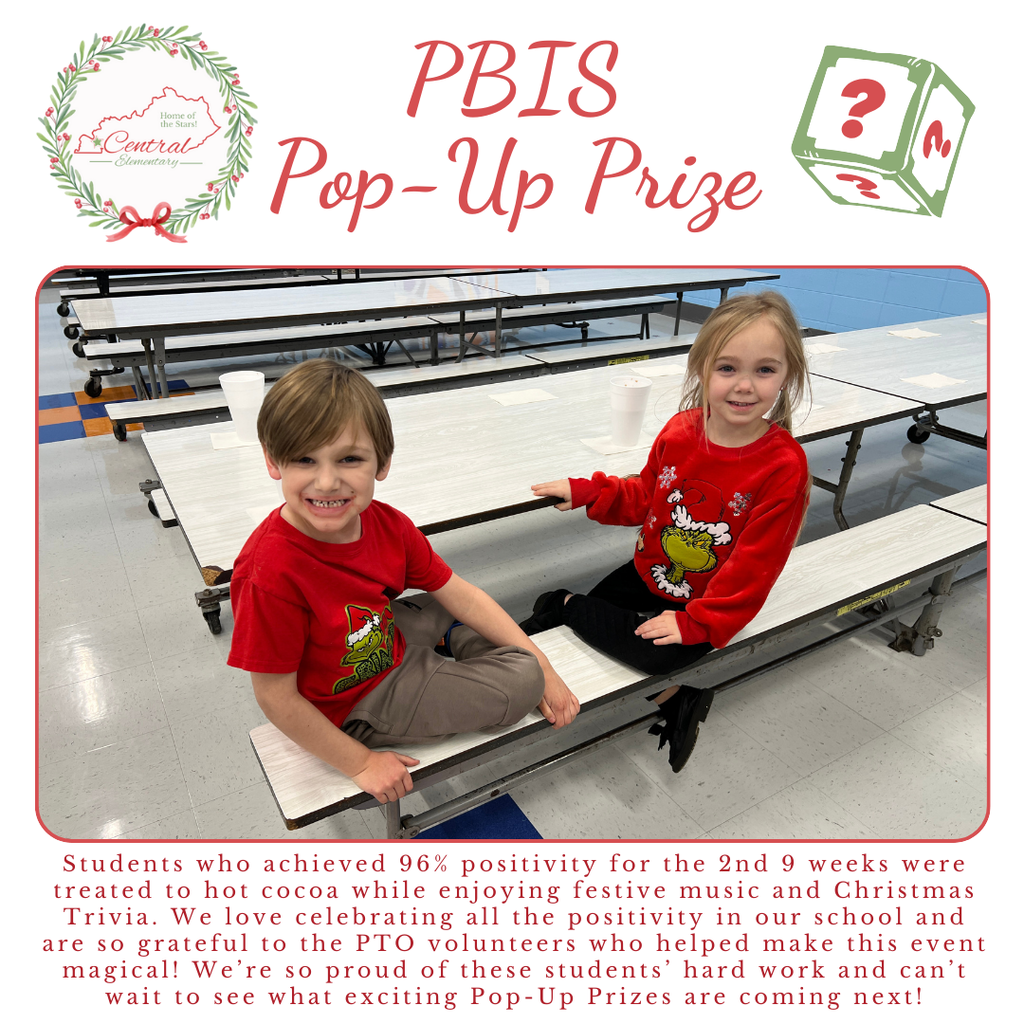 PBIS Pop-Up Prize