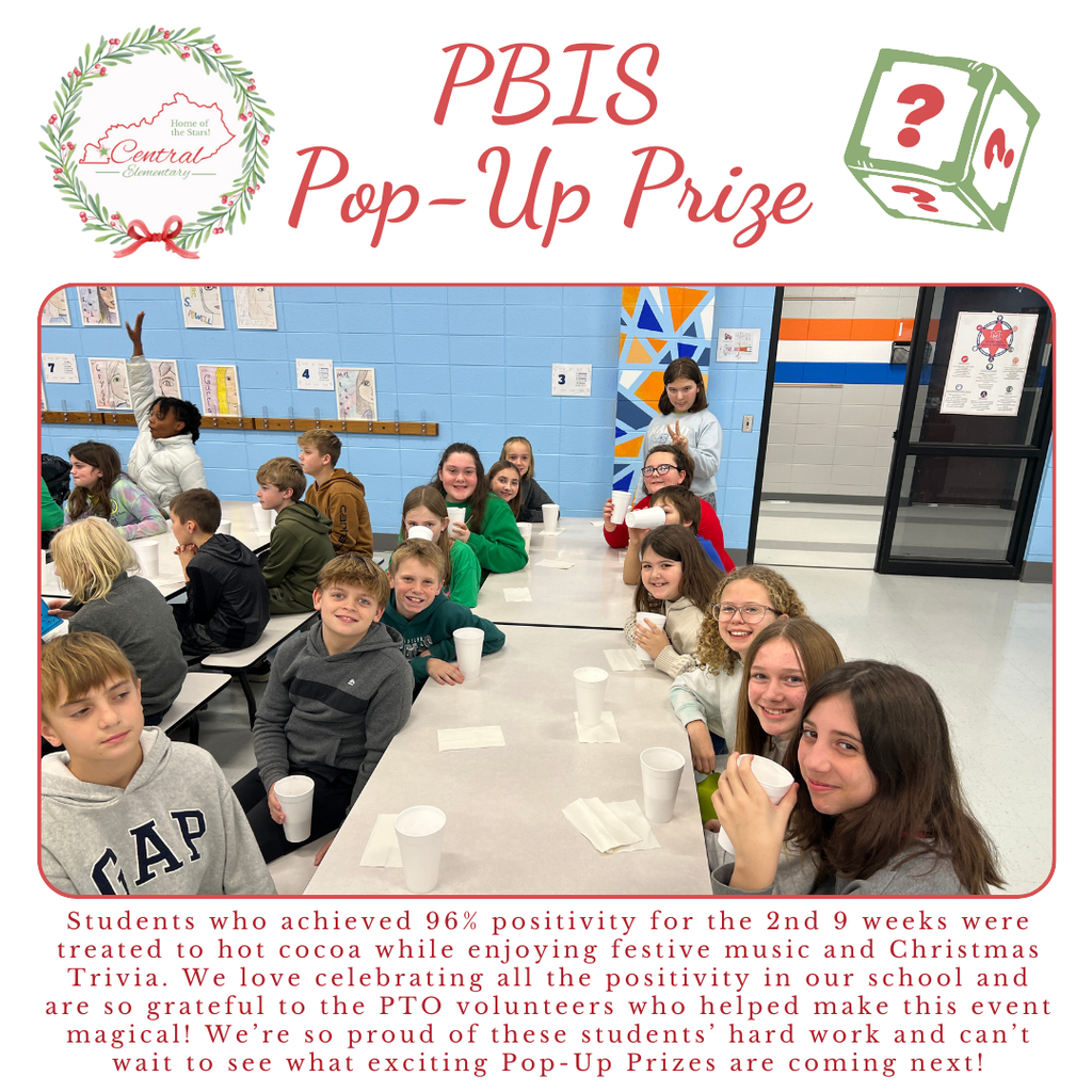 PBIS Pop-Up Prize