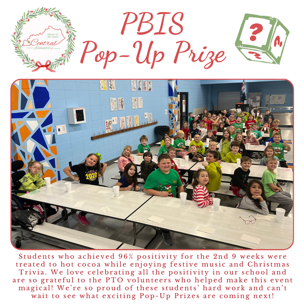 PBIS Pop-Up Prize