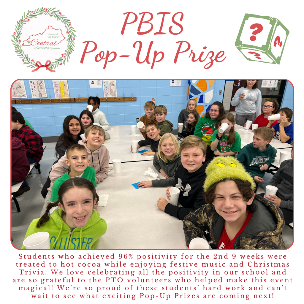 PBIS Pop-Up Prize