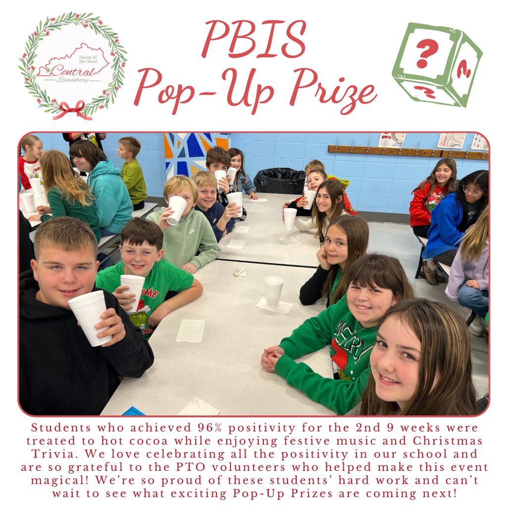 PBIS Pop-Up Prize
