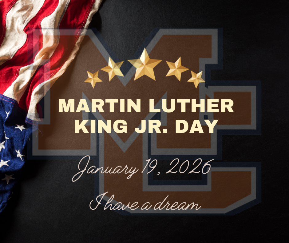 Graphic showing MLK Day