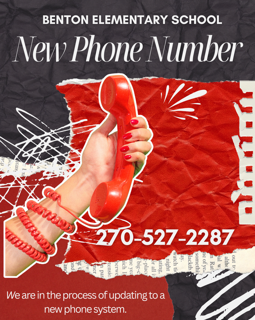 Graphic with BES new phone number 270-527-2287