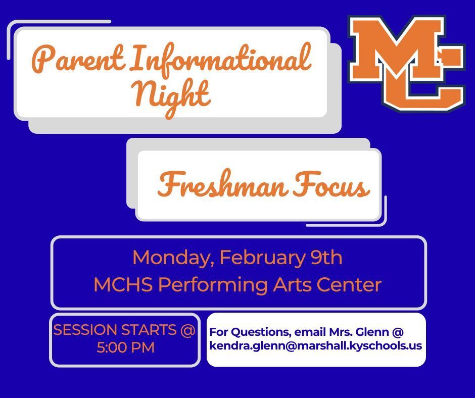 Freshman Focus Parent Night on Feb 9